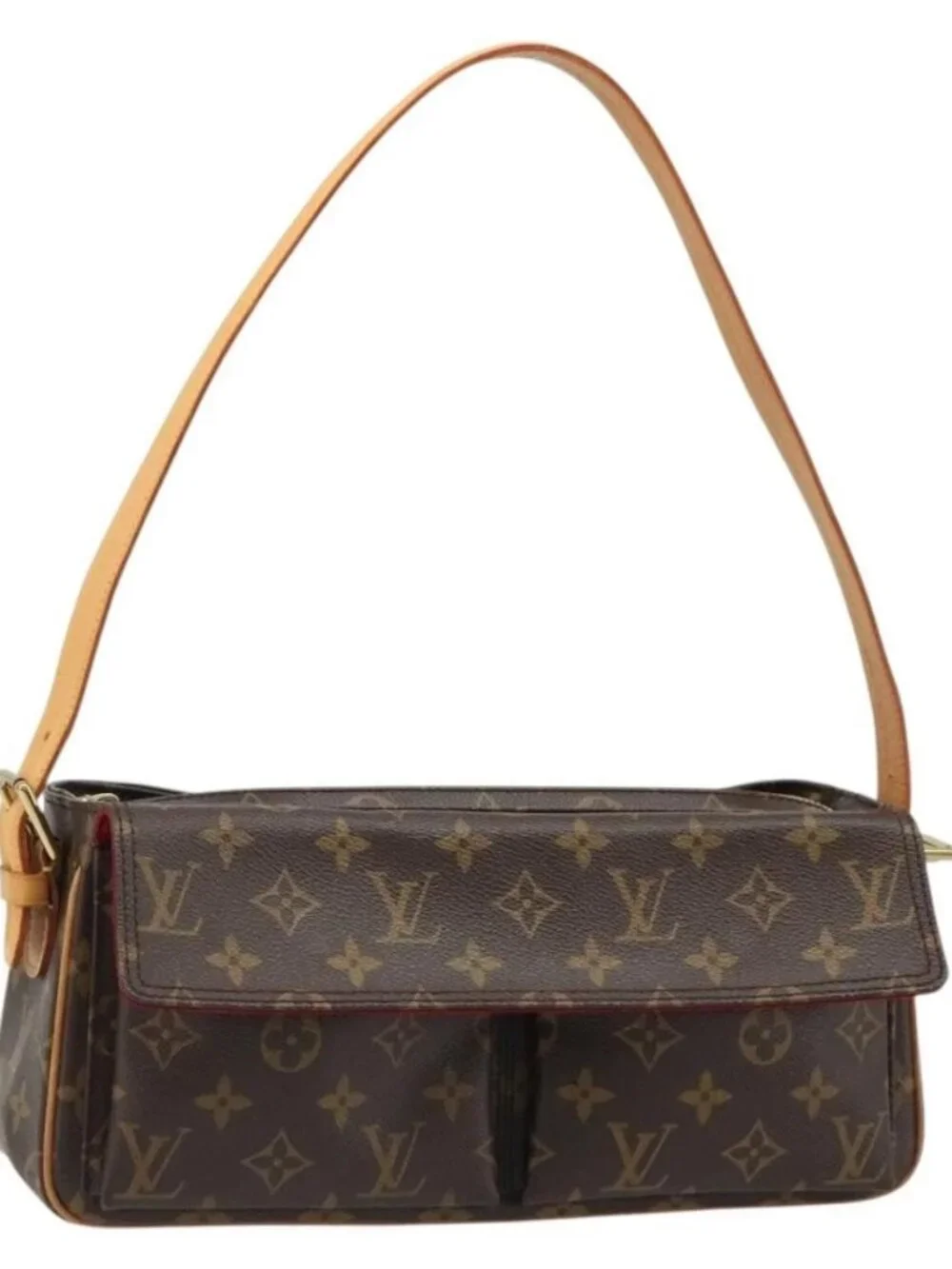 LOUIS VUITTON Monogram Viva Cite MM Shoulder Bag M51164 LV Auth 187006SAM